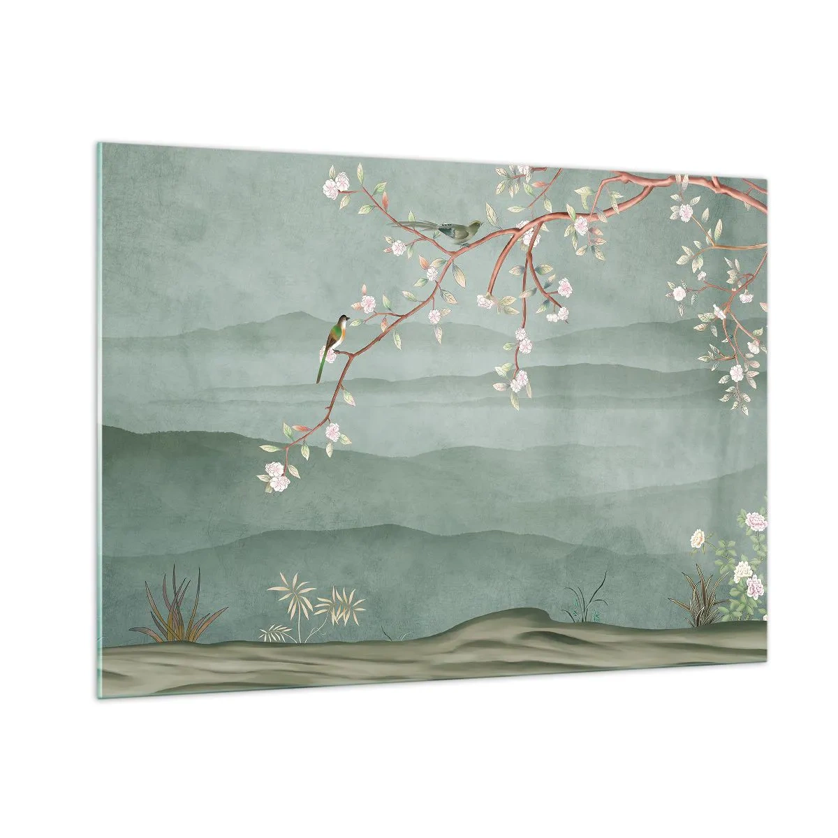 Schilderen op glas - Lente, oh jij bent het - 100x70 cm