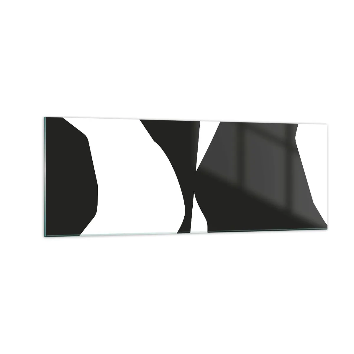 Schilderen op glas - Positief – negatief - 140x50 cm