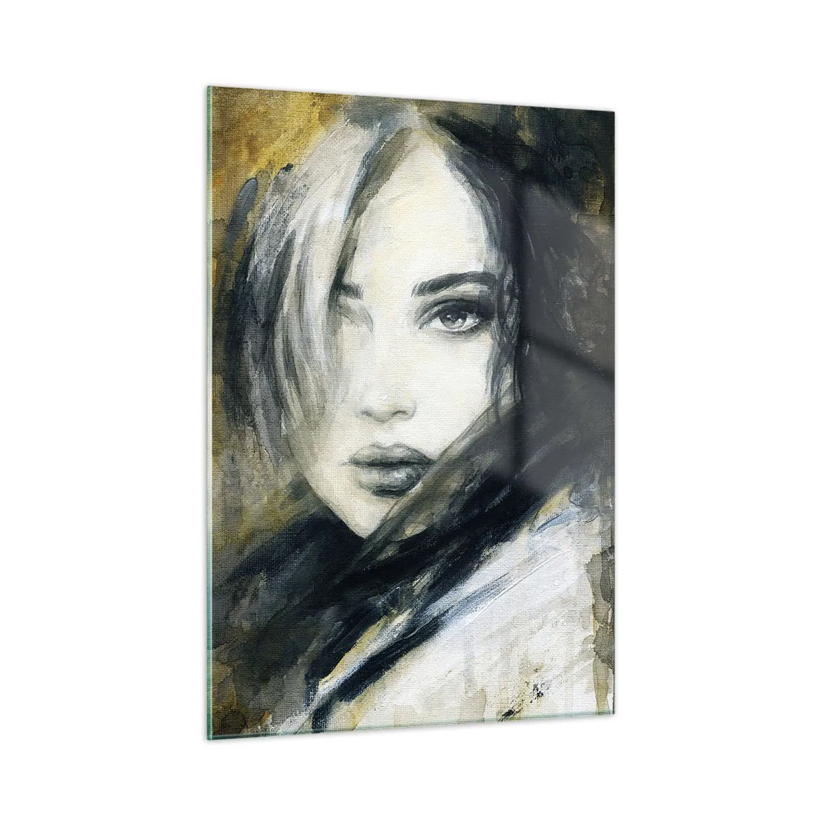 Schilderen op glas - onschuldiger of sensueler? - 50x70 cm