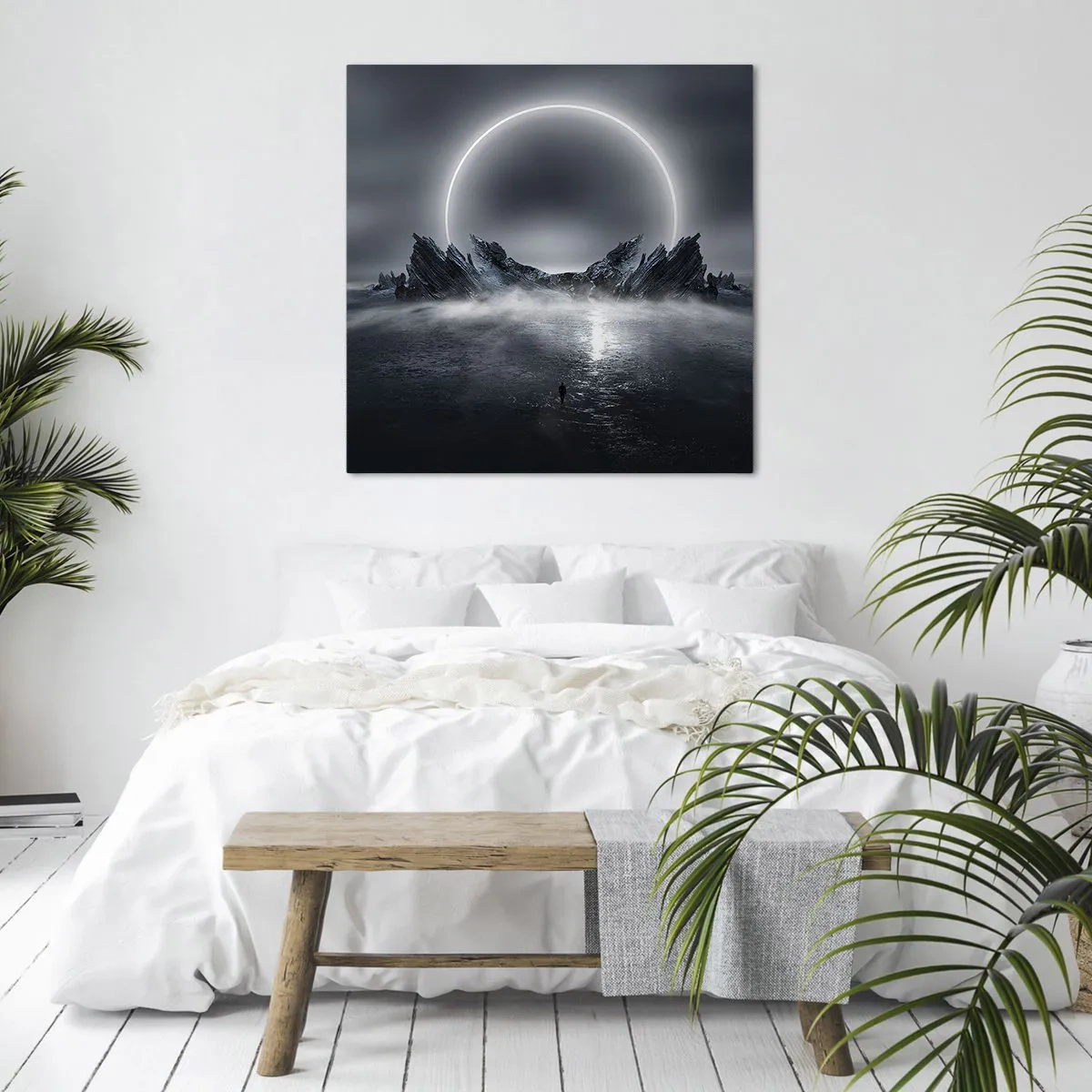 Schilderen op canvas - Einde van het verhaal - 50x50 cm