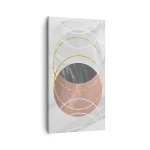 Schilderen op canvas - Muziek van de sferen - 55x100 cm