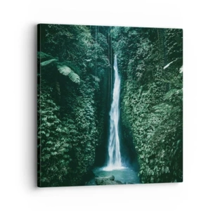 Schilderen op canvas - Tropische spa - 30x30 cm