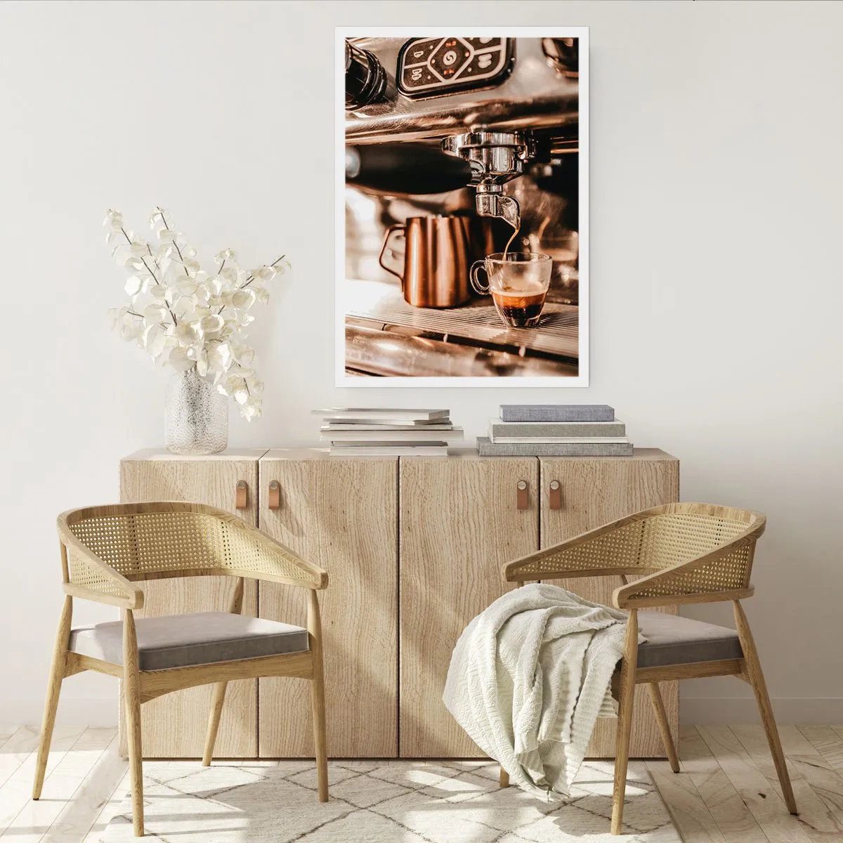 Poster - Koffie gloed - 70x100 cm