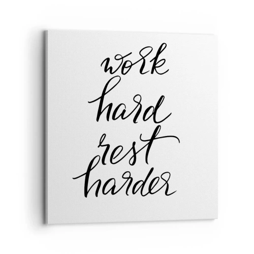 Schilderen op canvas - Levensbalans - 70x70 cm