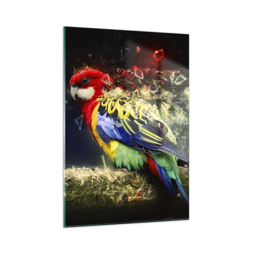 Schilderen op glas - Boodschapper van uitstraling - 50x70 cm