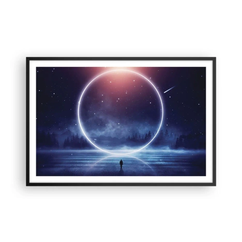 Poster in een zwarte lijst - Ze zijn er al... - 91x61 cm