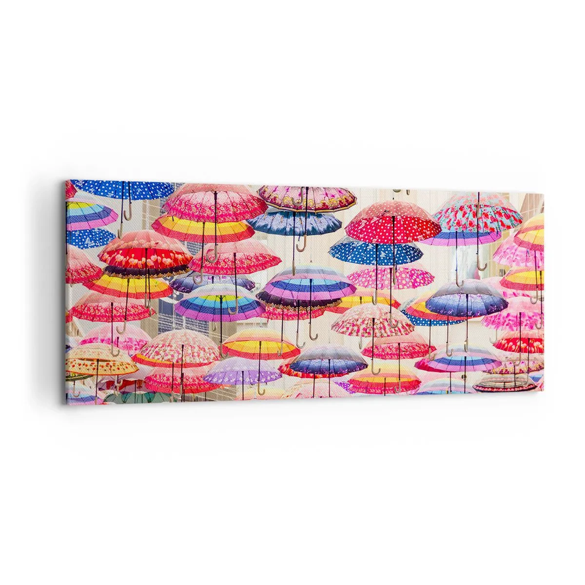 Schilderen op canvas - Stadsweide - 120x50 cm