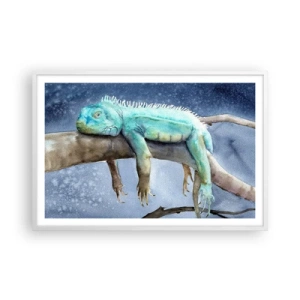 Poster in een witte lijst - Het is goed! - 91x61 cm