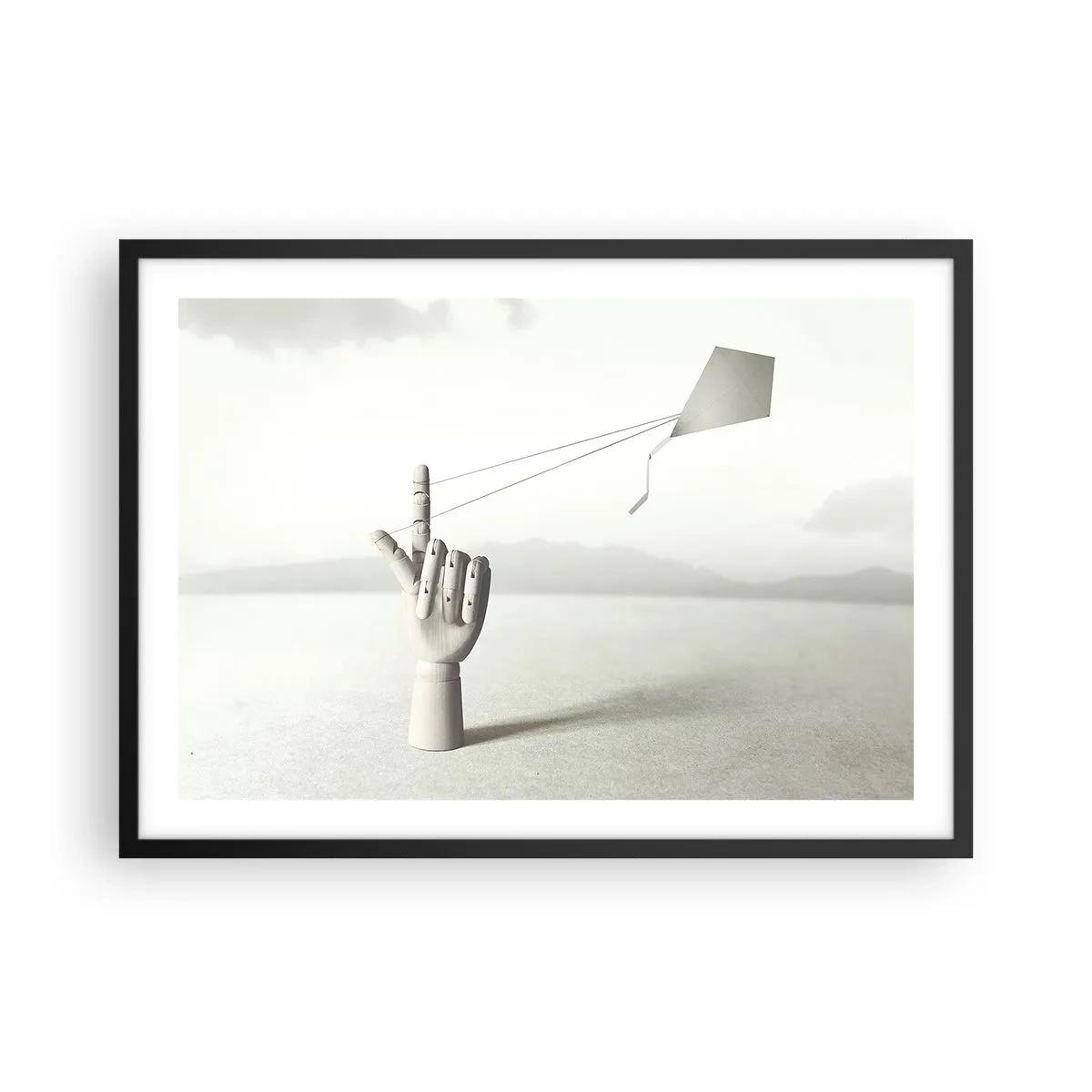 Poster in een zwarte lijst - Krachttest - 70x50 cm