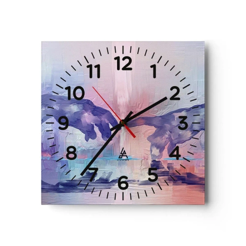 Wandklok - Klok - Goddelijke levensvonk - 30x30 cm