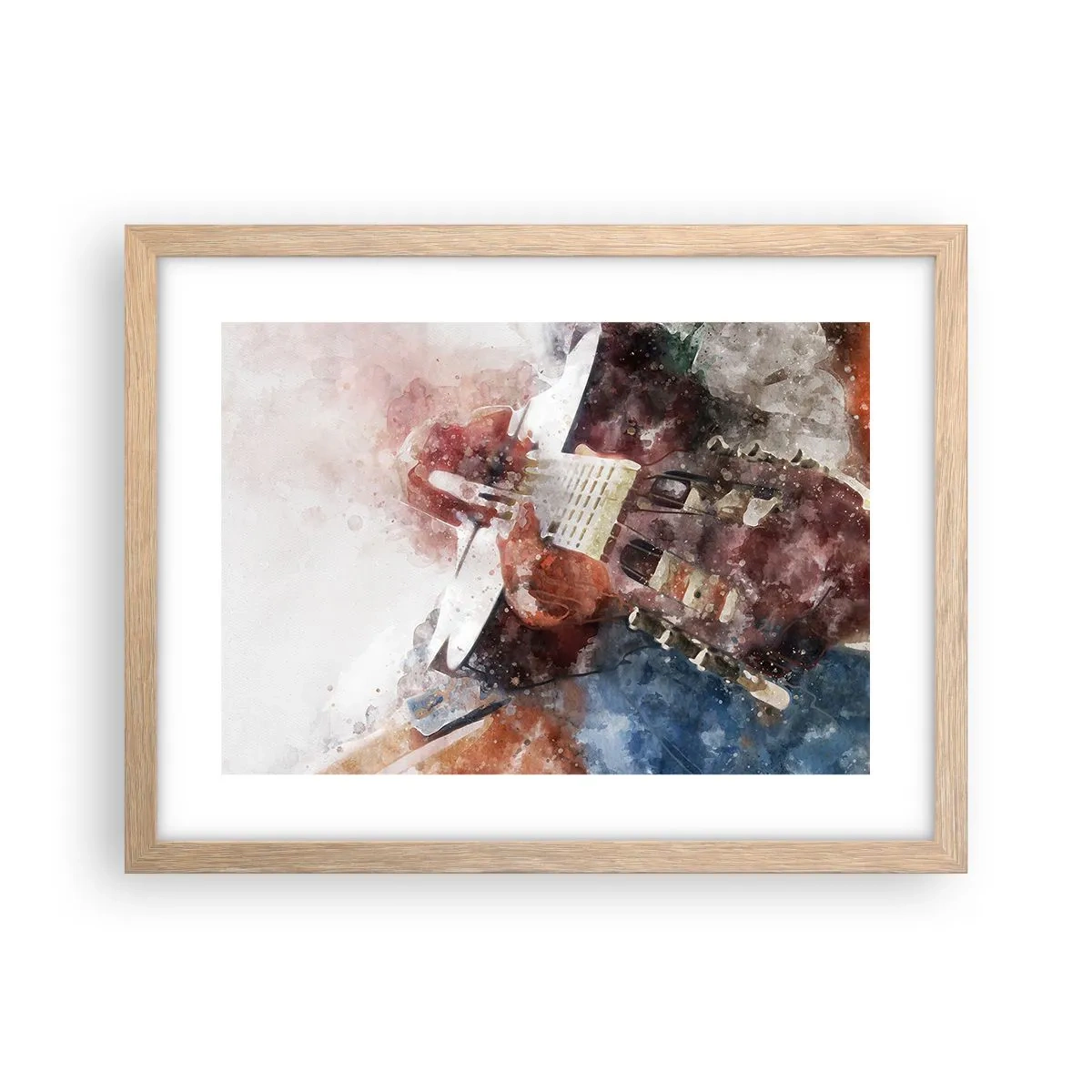 Een poster in een licht eiken lijst - En wat vind je ervan? - 40x30 cm