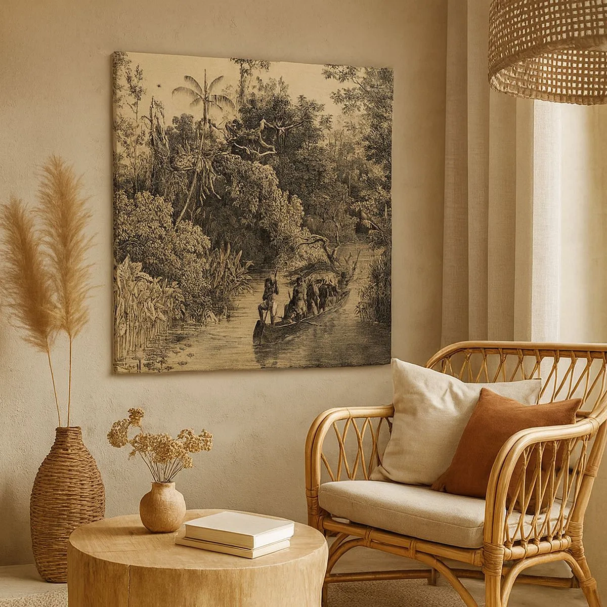 Schilderen op canvas - Expeditie naar de bron - 30x30 cm