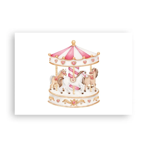 Poster - De zoete kinderwereld - 100x70 cm