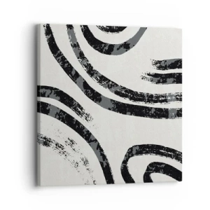 Schilderen op canvas - Half gestopt - 30x30 cm