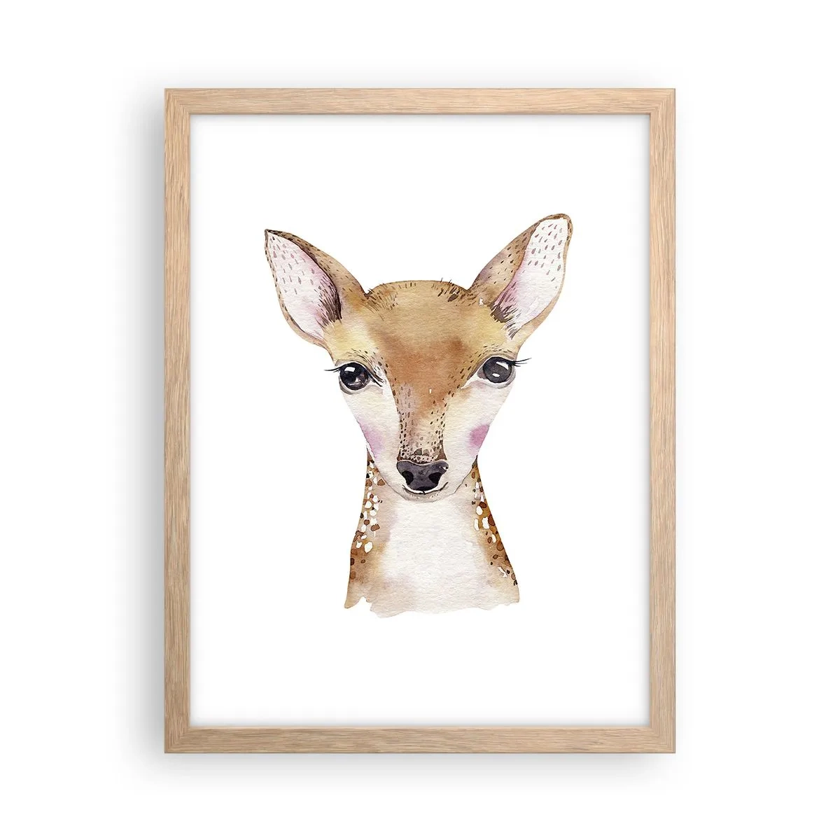 Een poster in een licht eiken lijst - De aard van onschuld - 30x40 cm