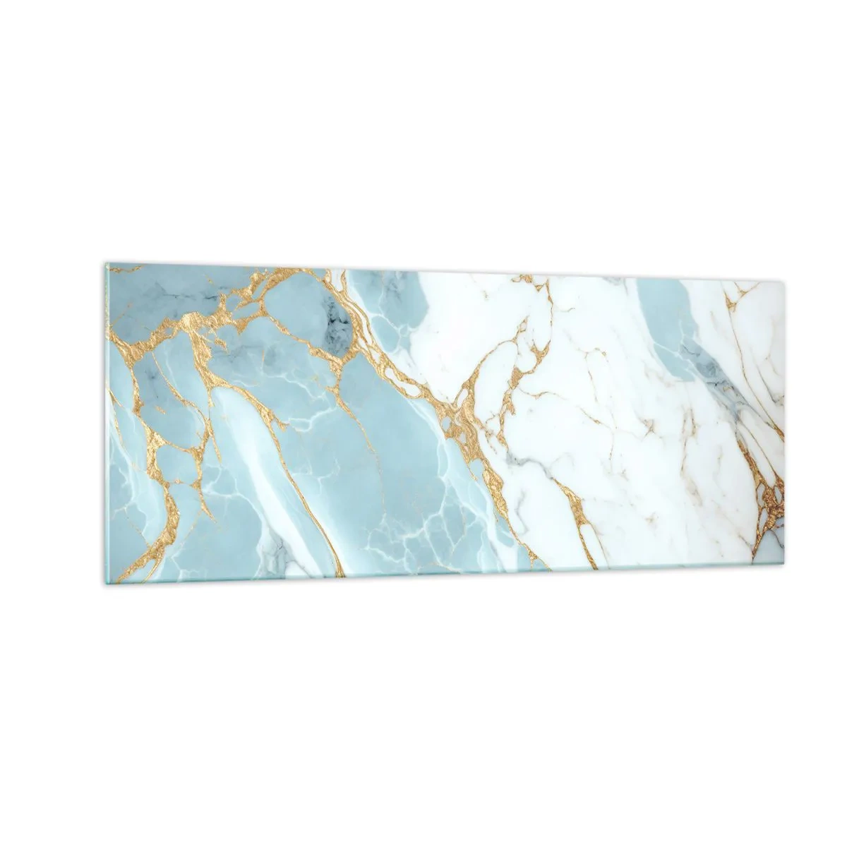 Schilderen op glas - Rijkdom van steen - 100x40 cm