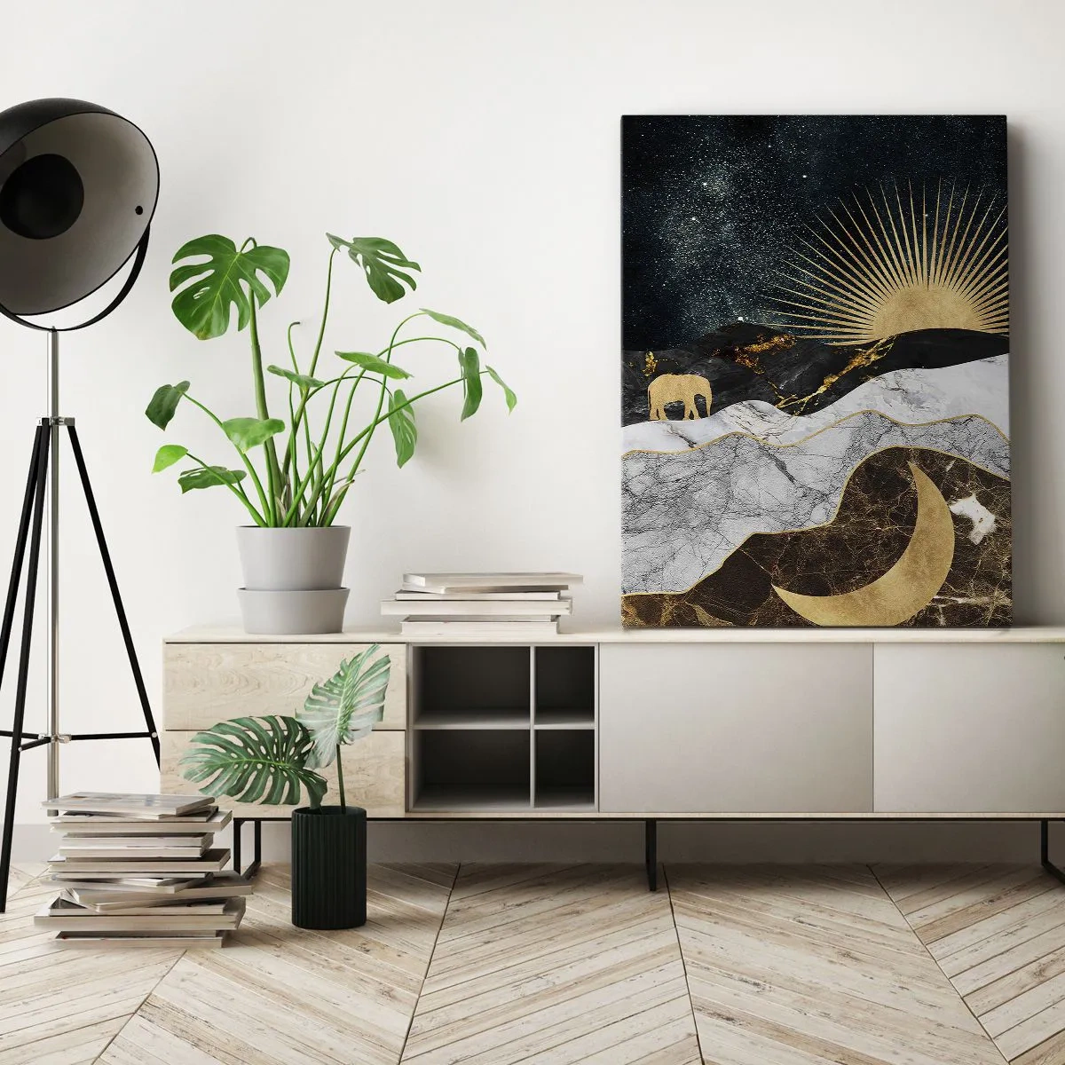 Schilderen op canvas - Eeuwige wetten - 45x80 cm