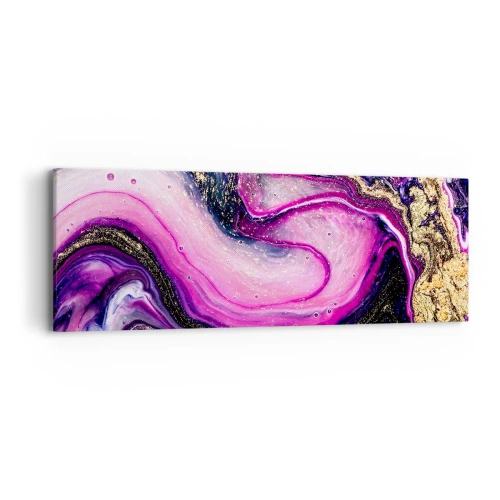 Schilderen op canvas - Een momentje achter de schermen - 90x30 cm