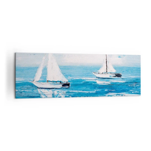 Schilderen op canvas - Met een vriend aan mijn zijde - 160x50 cm
