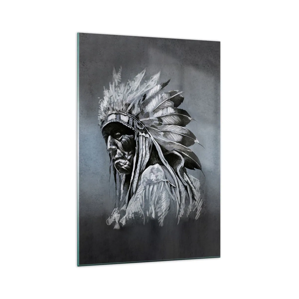 Schilderen op glas - Keer terug naar de wortels - 70x100 cm