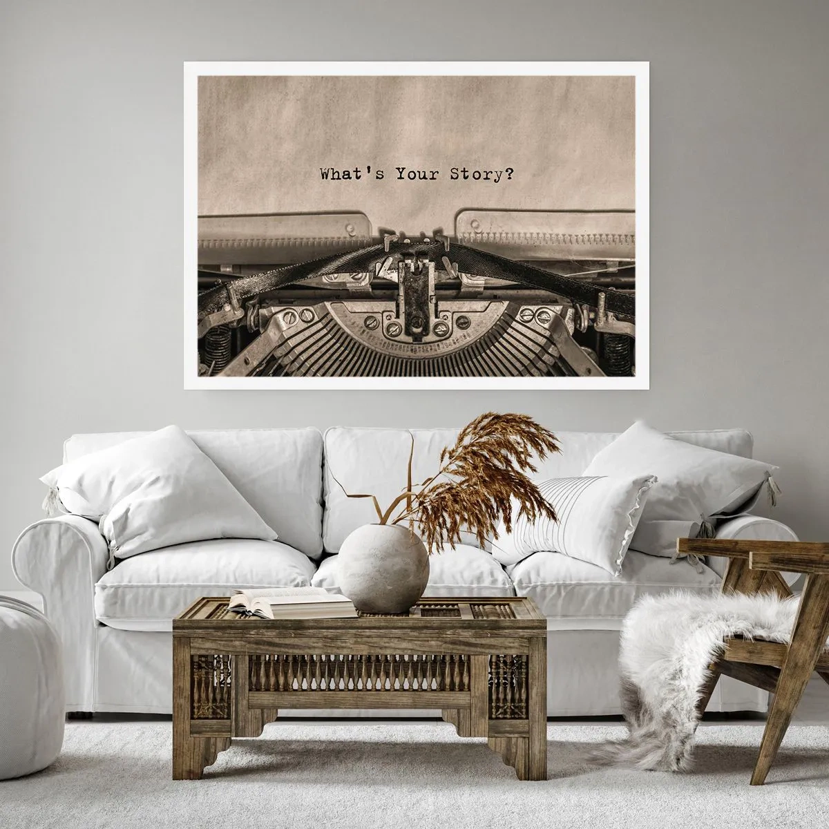 Poster - Vertel het mee - 100x70 cm