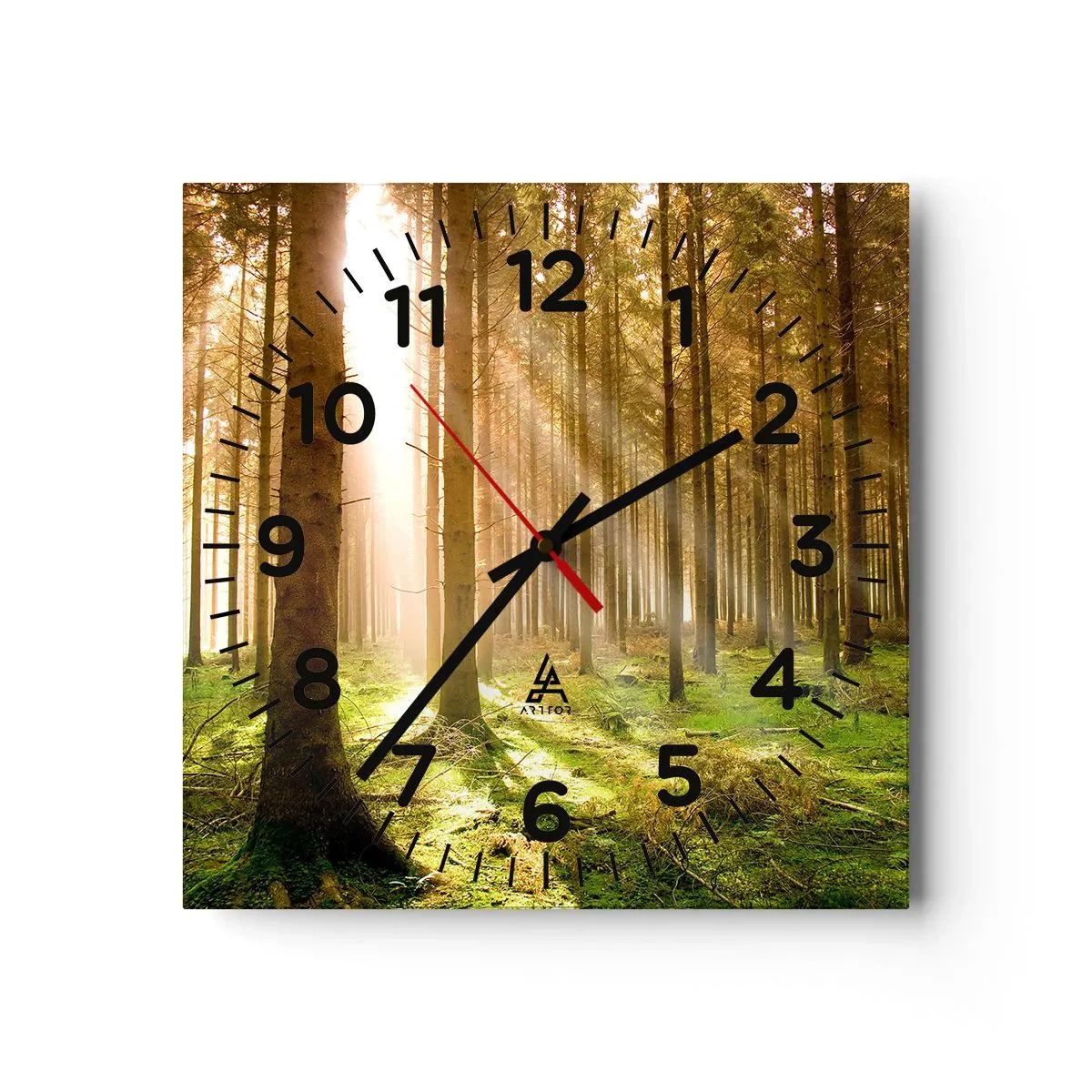 Wandklok - Klok - De elfjes zullen spoedig verschijnen - 40x40 cm