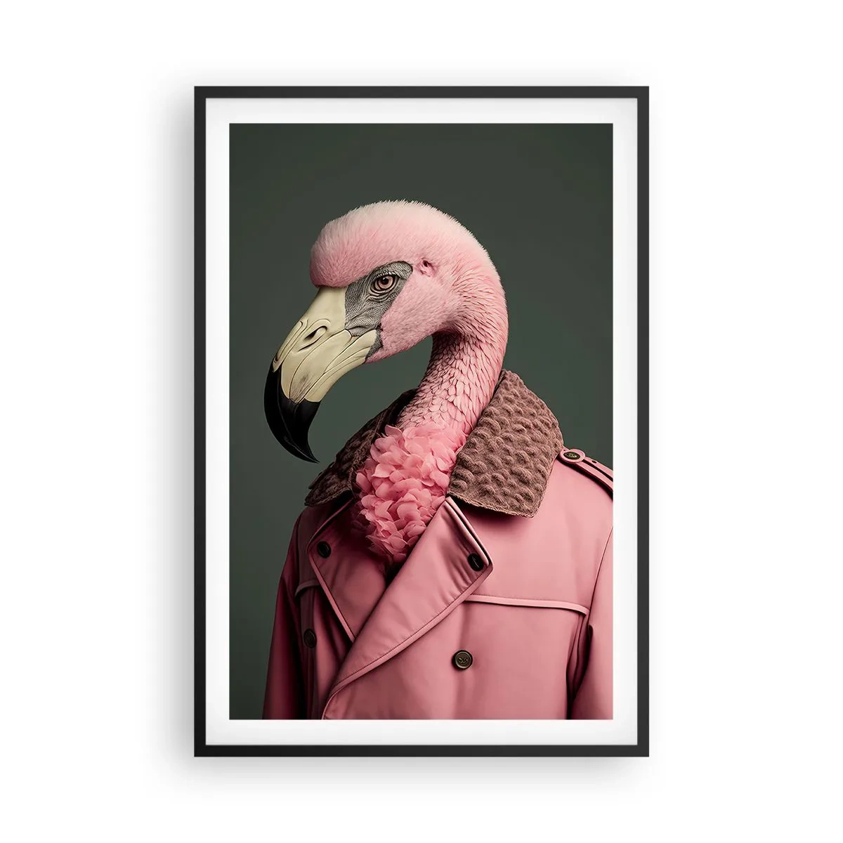 Poster in een zwarte lijst - Echte elegantie - 61x91 cm