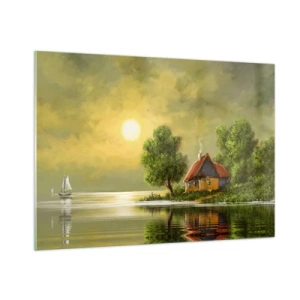Schilderen op glas - Mooi, als een foto - 100x70 cm