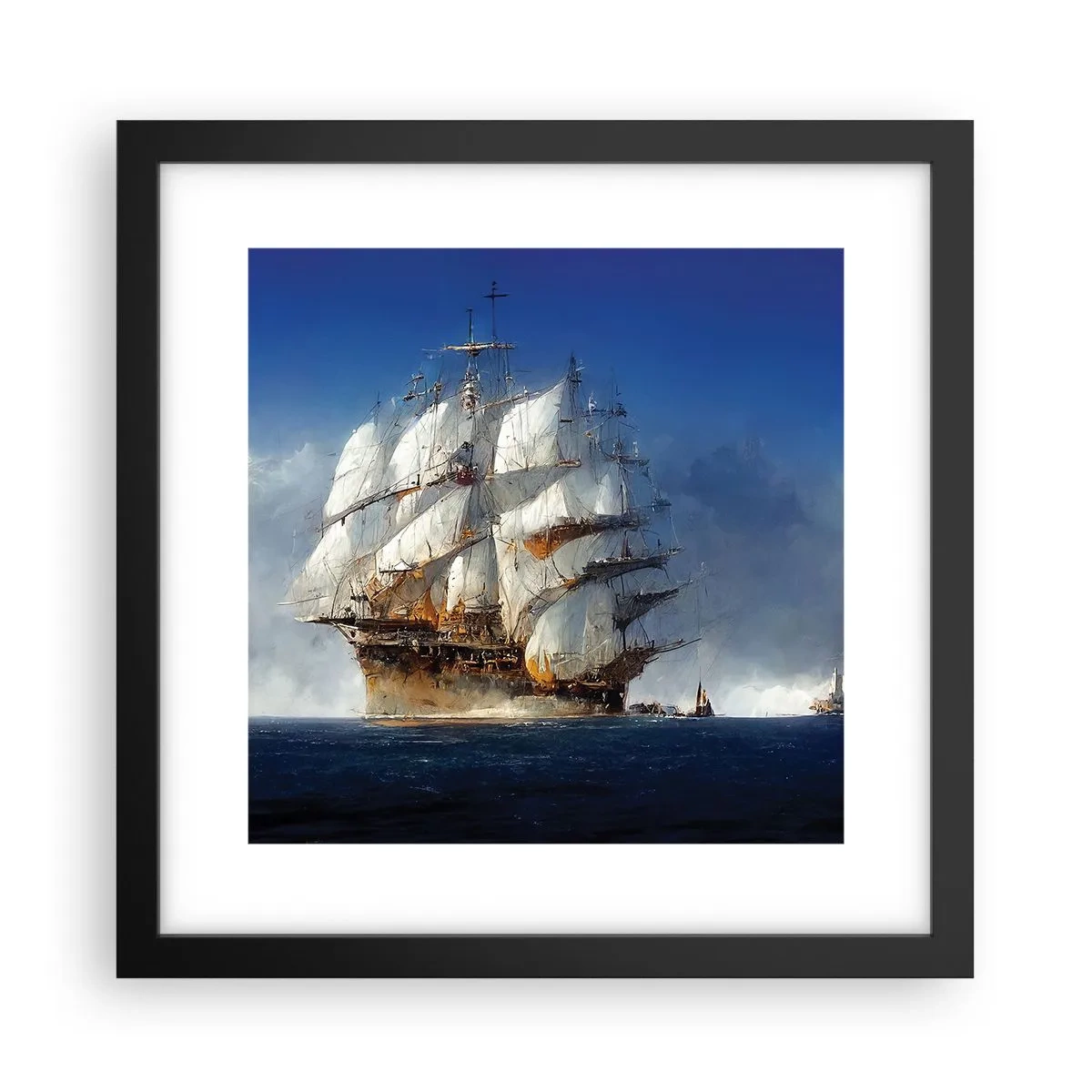 Poster in een zwarte lijst - The great glory! - 30x30 cm