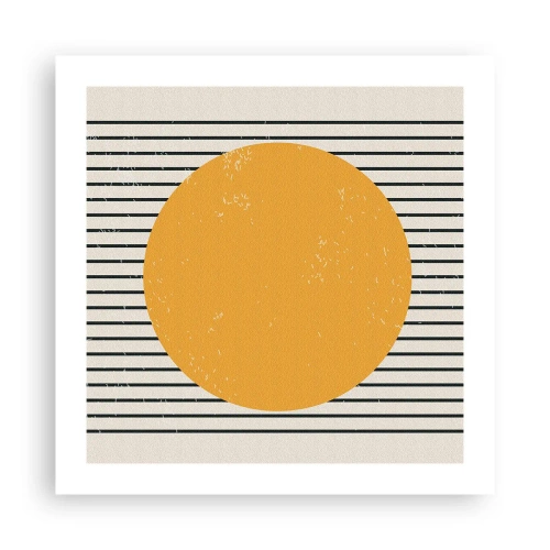 Poster - De kracht van eenvoud - 50x50 cm