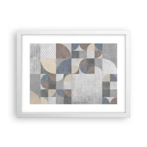 Poster in een witte lijst - Keramische fantasie - 40x30 cm