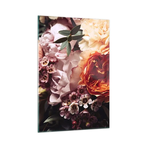 Schilderen op glas - Gehuld in schoonheid - 80x120 cm