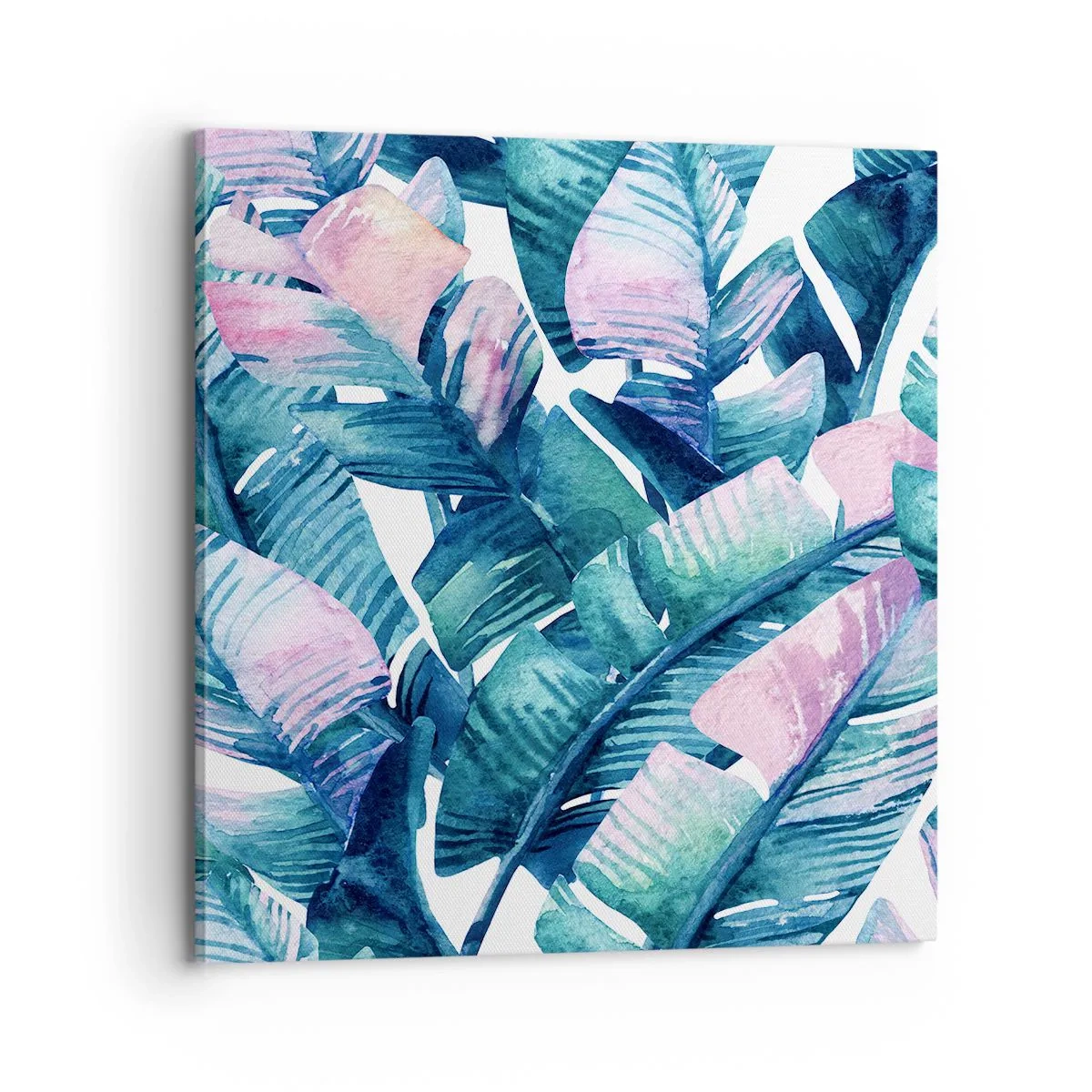 Schilderen op canvas - In een bananenboomgaard - 70x70 cm