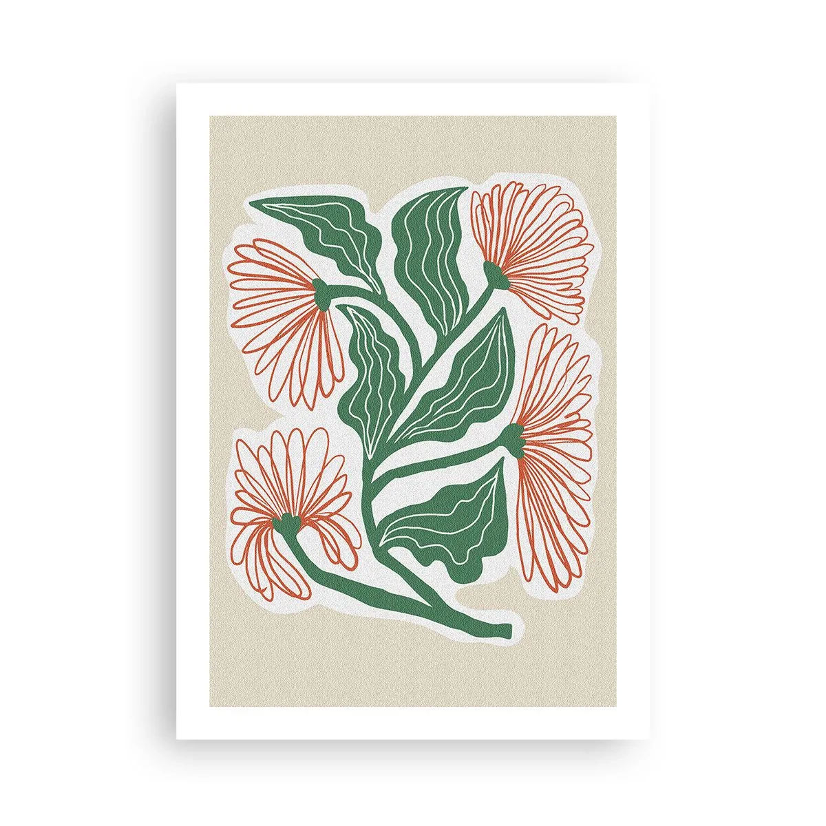 Poster - Folk en modern - 50x70 cm