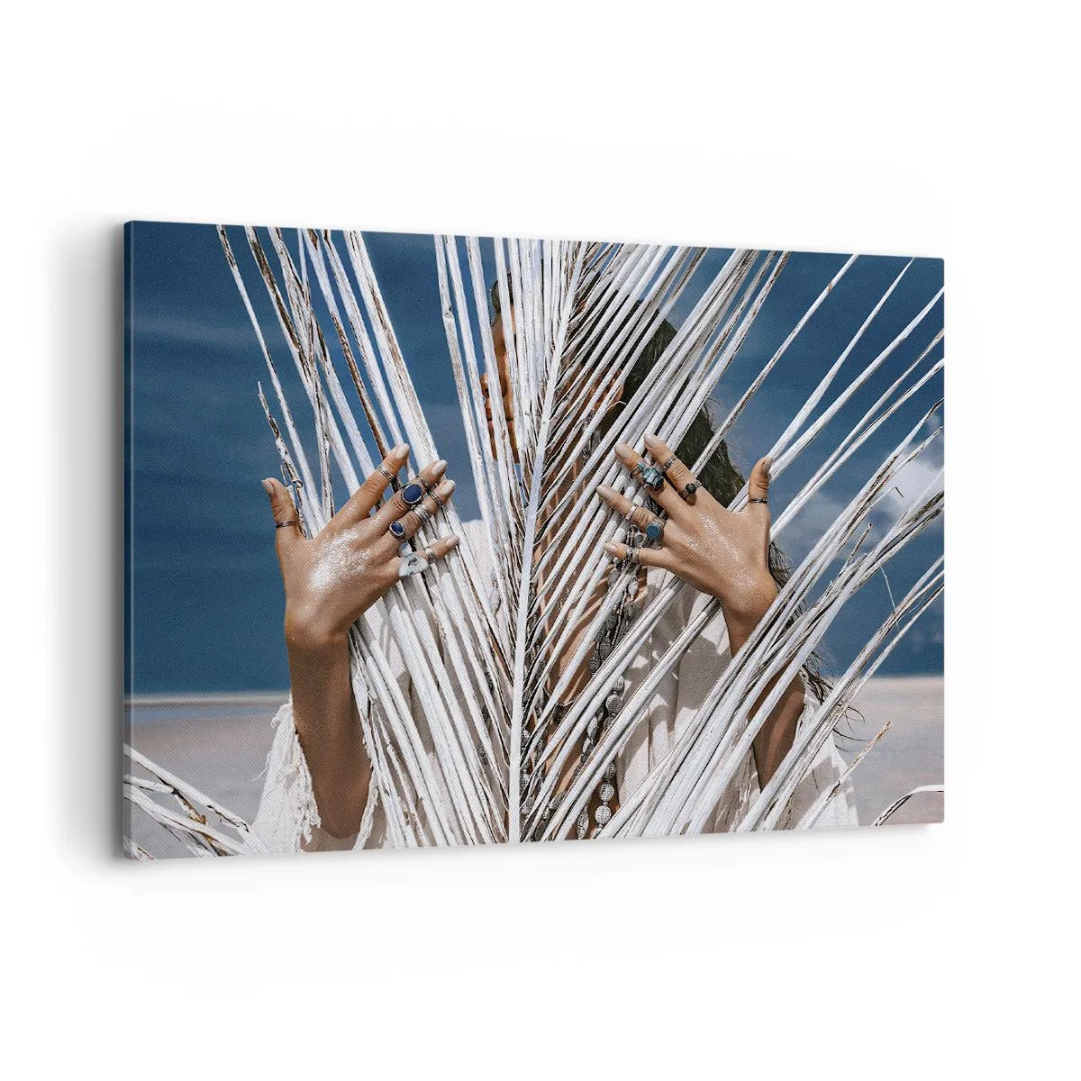 Schilderen op canvas - Het meisje van de sjamaan? - 100x70 cm