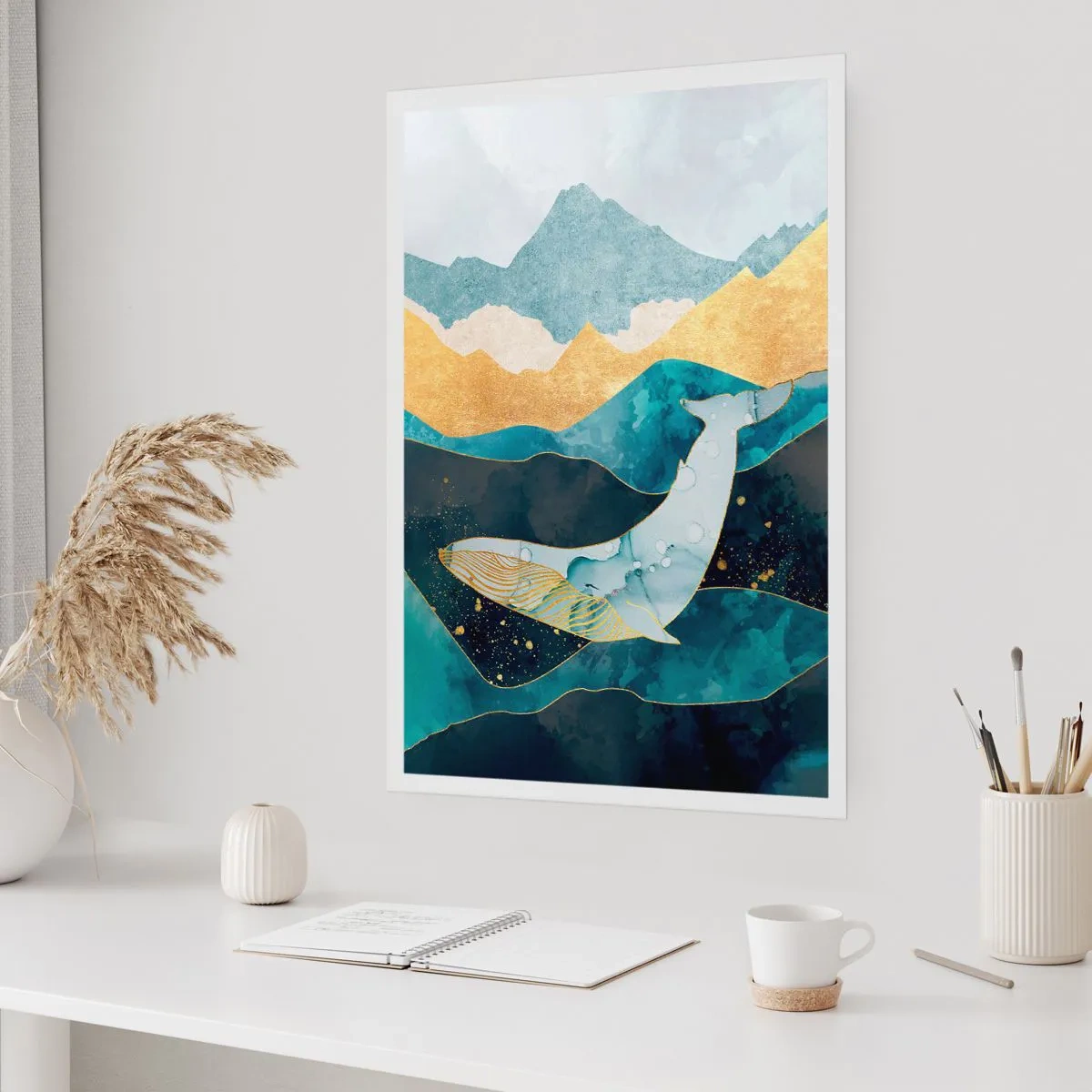 Poster - De koele schoonheid van het noorden - 70x100 cm