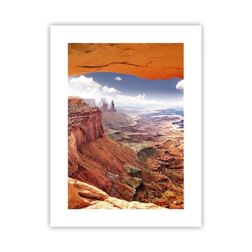 Poster - Door de natuur zelf gebeeldhouwd - 30x40 cm