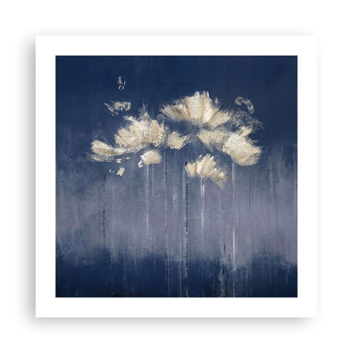 Poster - Als bloemblaadjes in de wind - 50x50 cm