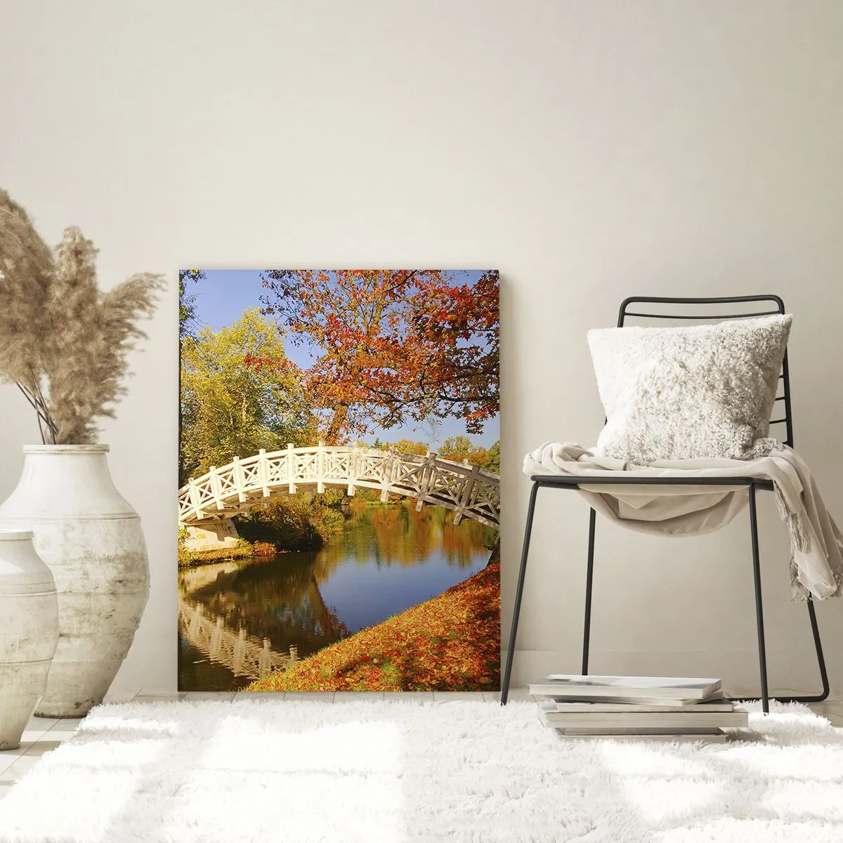 Schilderen op glas - Op de witte brug der zuchten - 50x70 cm