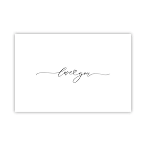 Poster - Zwart op wit - 91x61 cm