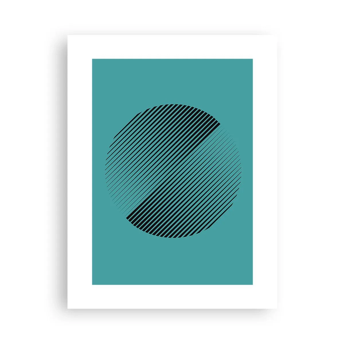 Poster - Cirkel – een geometrische variatie - 30x40 cm