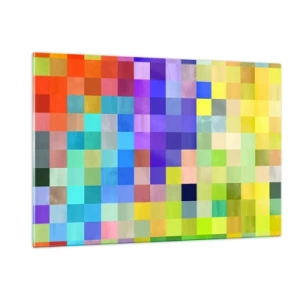 Schilderen op glas - Alle anderen, allemaal gelijk - 120x80 cm