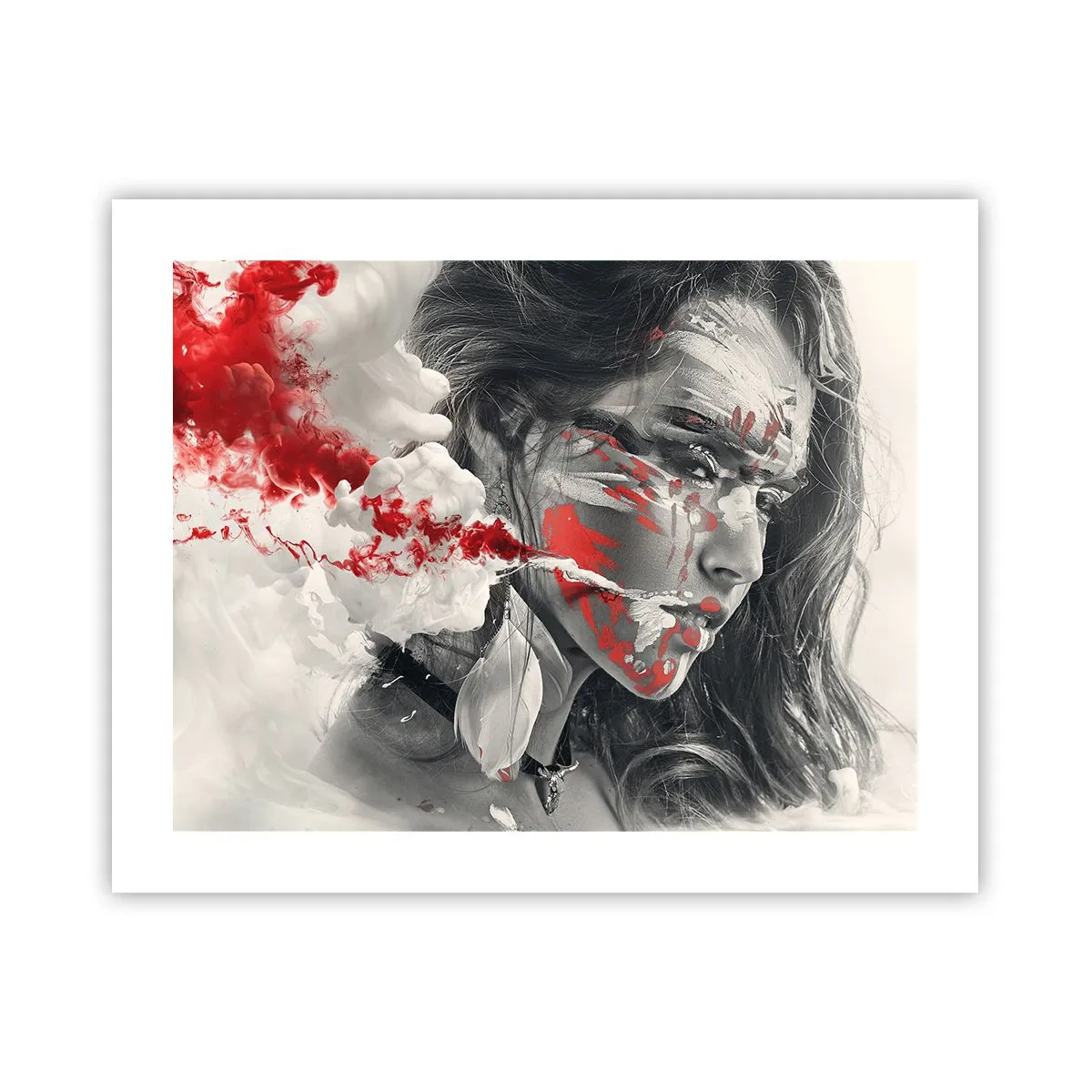 Poster - In de dampen van absurditeit - 50x40 cm