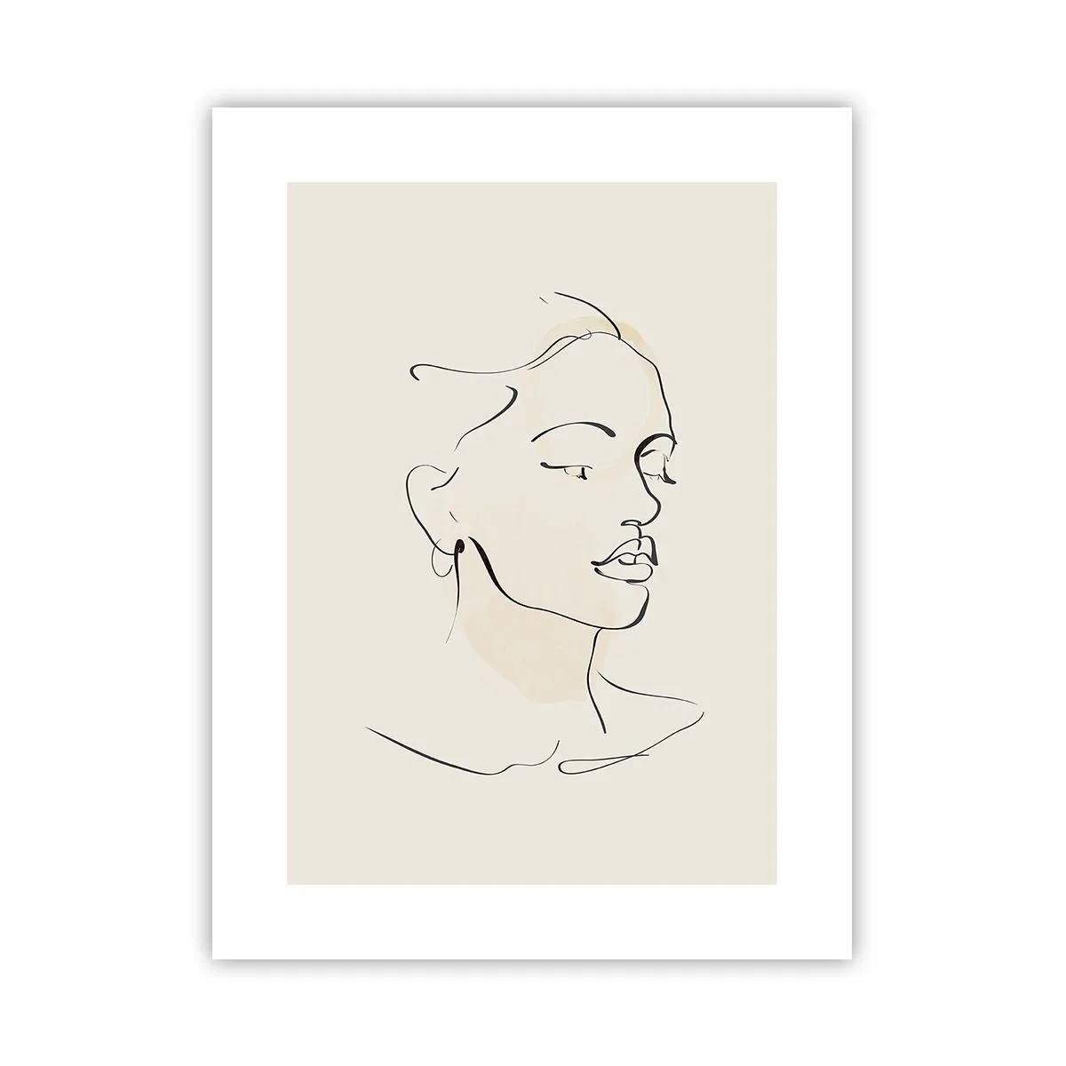 Poster - Een bepaalde lijn - 30x40 cm