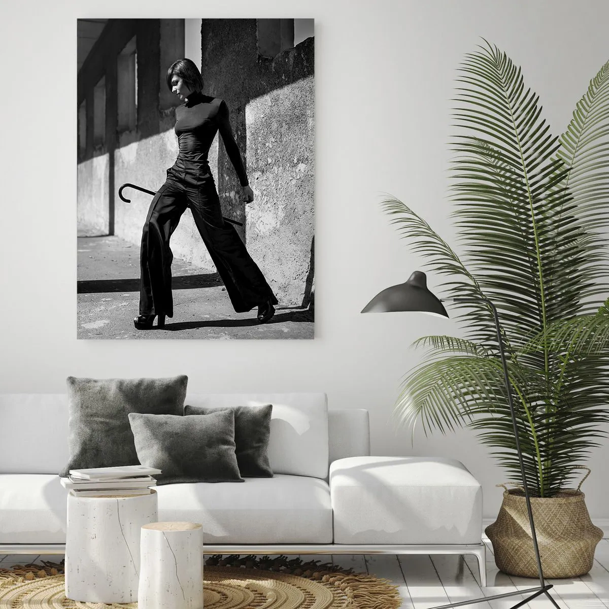 Schilderen op glas - Stedelijke elegantie - 70x100 cm