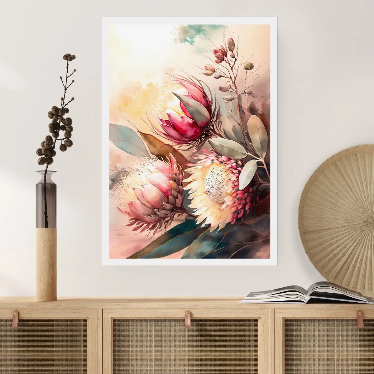 Poster - In profiel en en face - 61x91 cm