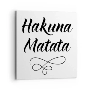 Schilderen op canvas - Beste advies - 70x70 cm