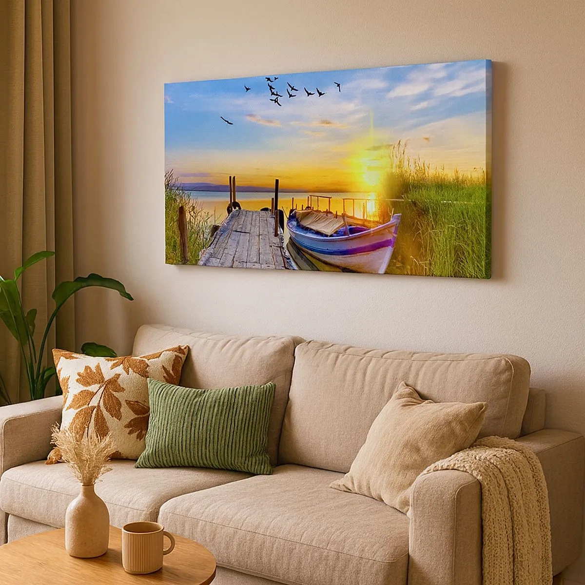Schilderen op canvas - Ik zie je morgen - 100x40 cm