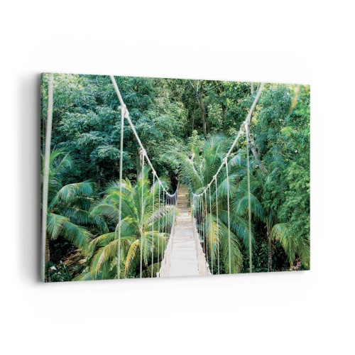 Schilderen op canvas - Welkom in de jungle! - 120x80 cm