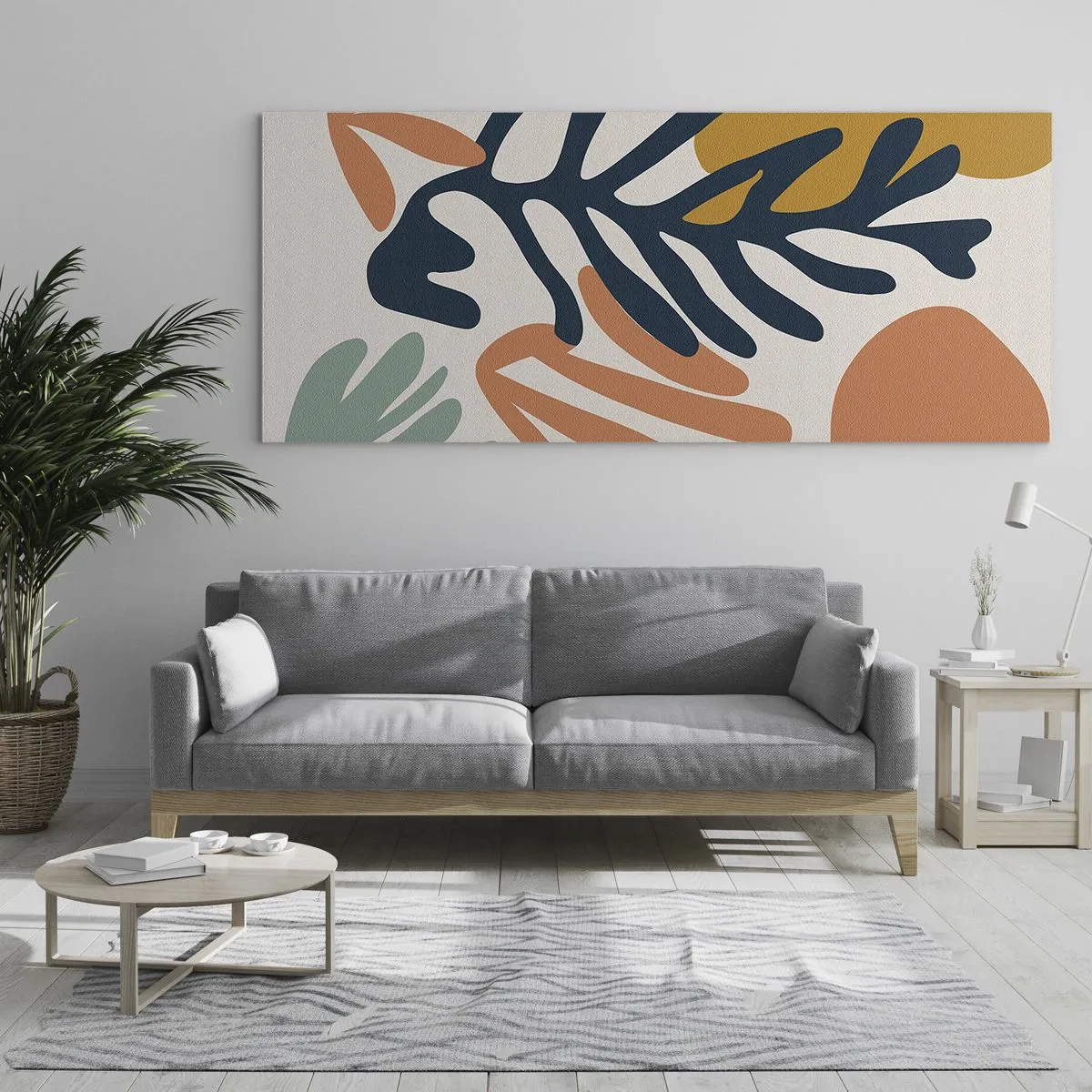 Schilderen op glas - Koraalzeeën - 90x30 cm